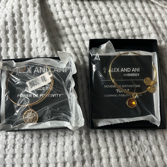 Alex and Ani gold bracelets - Picture 6 of 6